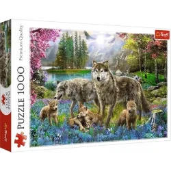 Puzzle Trefl Familia de Lobos de 1000 piezas 10558