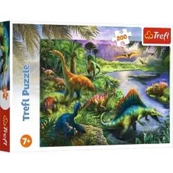 Puzzle Trefl Dinosaurios depredadores de 200 piezas 13281