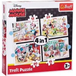 Puzzle Trefl Minnie de 12-15-20-24 piezas 34355