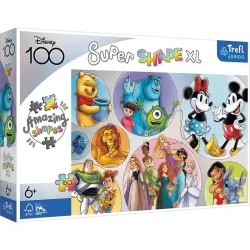 Puzzle Trefl El colorido mundo de Disney de 160 piezas XL 50033