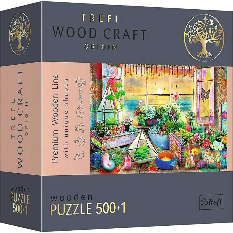 Puzzle Trefl Casa en la playa de 500 piezas de madera 20166