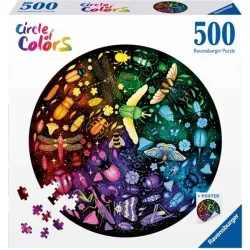 Puzzle Ravensburger Circulo de colores, Insectos de 500 piezas 120008200