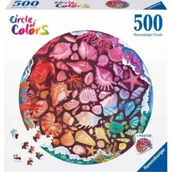 Puzzle Ravensburger Circulo de colores, Conchas de 500 piezas 120008231