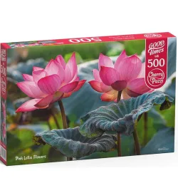 Puzzle CherryPazzi Flores de loto Rosas de 500 piezas 20012