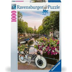 Puzzle Ravensburger Bicicleta en Ámsterdam de 1000 piezas 175963