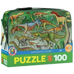 Comprar Puzzle Eurographics Dinosaurios - Bolsa Almuerzo de 100 piezas