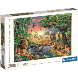 Comprar Puzzle Clementoni El encuentro africano de 2000 piezas 32081