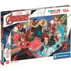 Comprar Puzzle Clementoni Marvel Los vengadores Glitter de 104 piezas