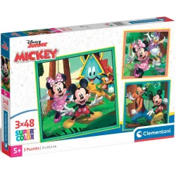 Comprar Puzzle Clementoni Mickey & Minnie 3x48 piezas 25298