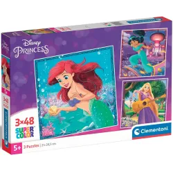 Comprar Puzzle Clementoni Princesas Disney de 3x48 piezas 25304