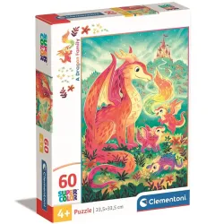 Comprar Puzzle Clementoni Familia Dragón de 60 piezas 26600