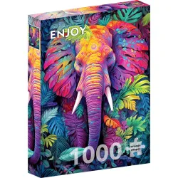 Comprar Puzzle Enjoy puzzle Elefante disfrazado de 1000 piezas 2223