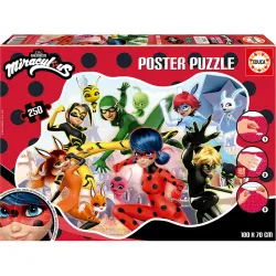 Comprar Puzzle Educa Ladybug - Miraculous Poster de 250 piezas 19970