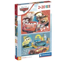 Comprar Puzzle Clementoni Cars de 2x20 piezas 24808