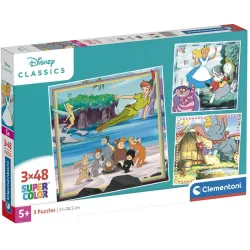 Comprar Puzzle Clementoni Clásicos Disney de 3x48 piezas 25302