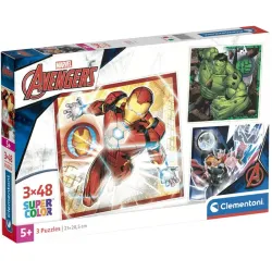Comprar Puzzle Clementoni Los Vengadores Marvel de 3x48 piezas 25315