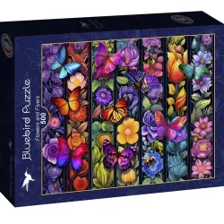 Comprar Bluebird Puzzle Flores y mariposas de 500 piezas 90595