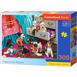 Comprar Puzzle Castorland Cachorros en el jardín de 300 piezas B-03039