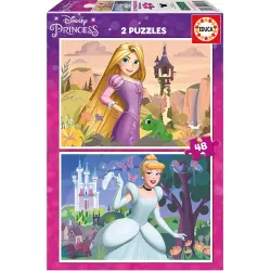Educa puzzle Princesas Disney 2x48 piezas 19997