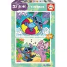 Comprar Puzzle Educa Stitch de 2x100 piezas 19998